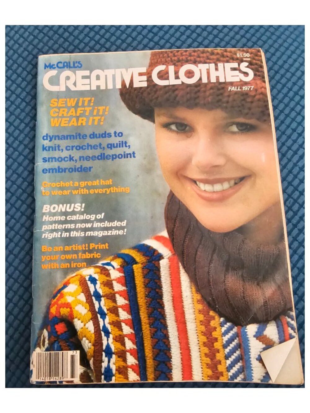 Vintage McCall's Creative Clothes Fall 1977 Fashion Sewing Magazine Book